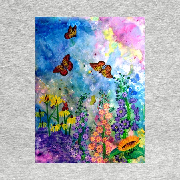 Butterfly Garden (rectangle) by ArtByMark1